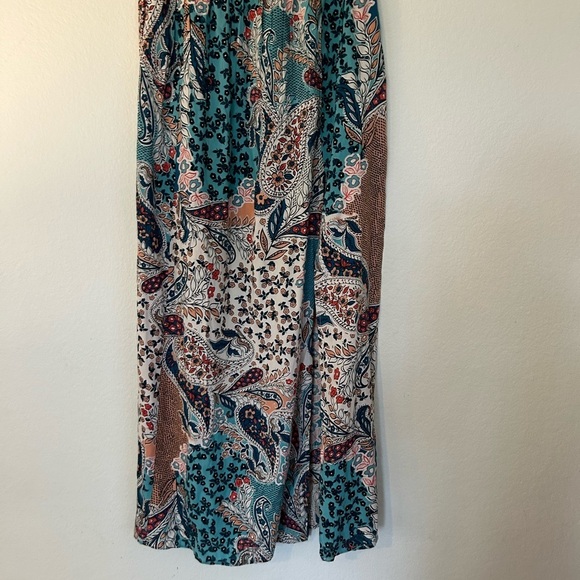 Patrons Of Peace Womens Medium Pull on Floral Maxi Skirt Style "Tide pool" Boho - Picture 2 of 12